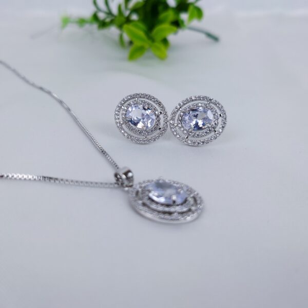 Silver Serenity Oval Set - Image 2