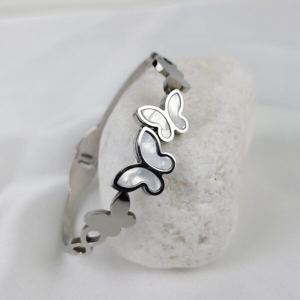 Silver Butterfly Handcuff - Image 2