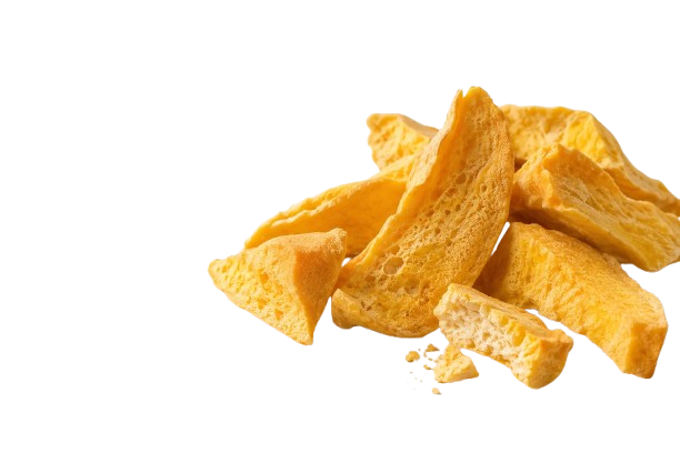 Freeze-dried mango slices
